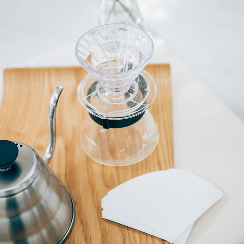 Hario V60 Coffee Dripper Set Transparent (Size 01)